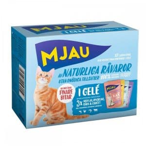 Mjau Multipack Kött- och Fisksmaker i Gelé 12x85 g