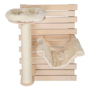 Natural Paradise Dahlia klösträd för väggmontering - Crème