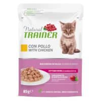 Naturlig tränare Kattunge & ung - 12 x 85 g med kyckling