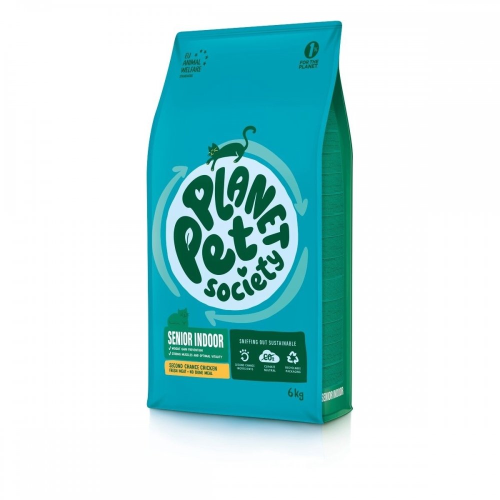 Planet Pet Society Cat Senior & Indoor Second Chance Chicken (6 kg)