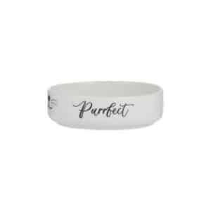 Purrfekt kattskål - 13 x 4 cm