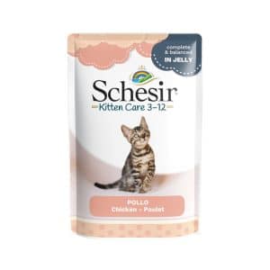 Schesir Jelly Pouch 6 x 85 g - Kitten Kycklingfilé