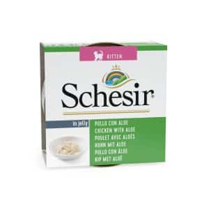 Schesir Kitten Kyckling & Aloe i Gelé 85 g