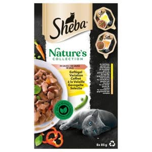 Sheba Nature's Collection in Sauce 32 x 85 g - Fjäderfävariationer
