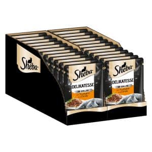 Sheba Variations 24 x 85 g portionspåsar - Delicatesse in Jelly Kalkon