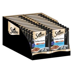 Sheba Variations 24 x 85 g portionspåsar - Selection in Sauce Djuphavsfisk