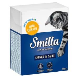 Smilla Chunks i sås 6 x 370 g - Kyckling