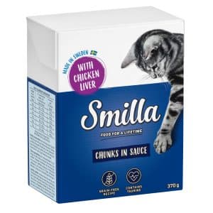 Smilla Chunks i sås 6 x 370 g - Kycklinglever