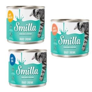 Smilla Daily Drink blandpack kattdryck - 6 x 140 ml