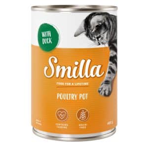 Smilla Poultry Pot 6 x 400 g - Mört fjäderfäkött med anka
