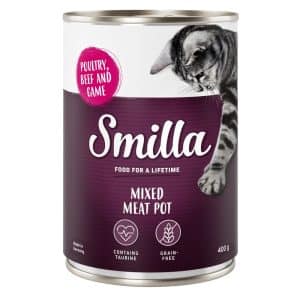 Sparpris! Smilla Pot 6 x 400 g - Mixed Meat Pot Höns, nötkött & vilt