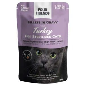 Sterilized Turkey in Gravy Pouch - 24 st x 85 g