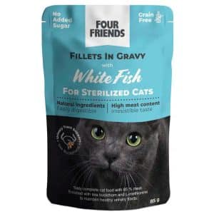 Sterilized White Fish in Gravy Pouch - 24 st x 85 g