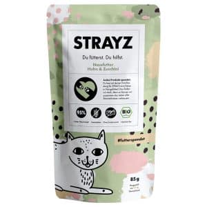 STRAYZ BIO Påse 6 x 85 g - Ekologisk kyckling och ekologisk zucchini