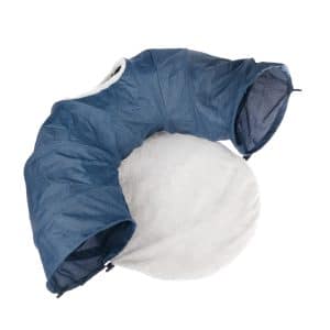 TIAKI Cat Tunnel med plyschmatta - L 95 x B 70 x H 28 cm