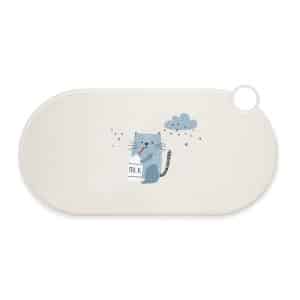 TIAKI Milky Kitty Silikon skålunderlägg - L 50 x B 25 cm