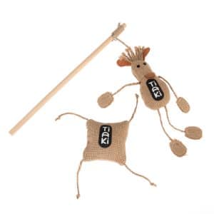 TIAKI Mouse med kattmynta 2-pack kattleksak - 2-pack