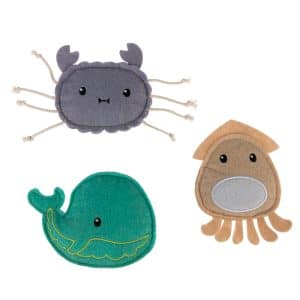 TIAKI Set Ocean Gang med kattmynta - 3-pack