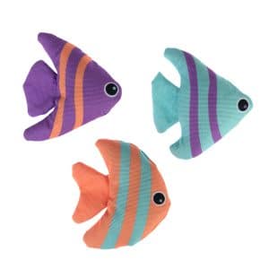 TIAKI Tropical Fish 3-pack med kattmynta - 3-pack