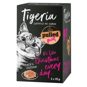 Tigeria Pulled Meat 6 x 85 g - Kalkon