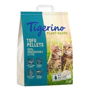 Tigerino Plant Based kattströ till prova-på-pris! - Tofu doft av mjölk 4,6 kg