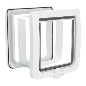 Trixie Kattdörr 4-vägs med Tunnel Vit (XL)