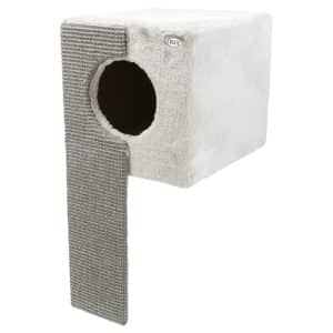 Trixie mysgrotta för hyllor, med klösbräda - L 33 x B 37 x H 70 cm