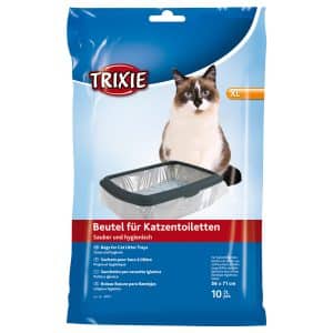 Trixie påsar för kattlådan - XL: upp till 56 × 71 cm, 10 st