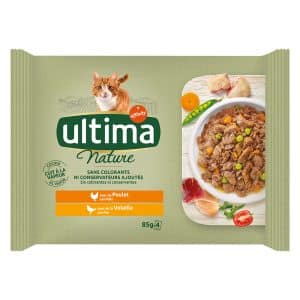 Ultima Cat Nature 4 x 85 g - Fjäderfä