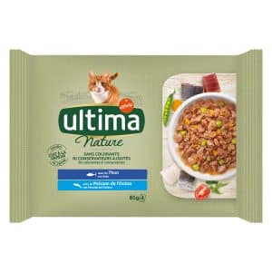 Ultima Cat Nature 4 x 85 g - Tonfisk + Havsfisk