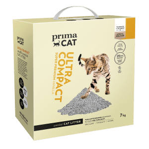 Ultrakompakt Parfymerad Kattsand Vanilj - 7 kg