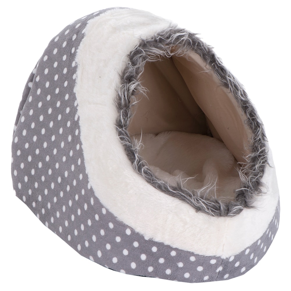 White Dots kattigloo - L 40 x B 40 x H 28 cm