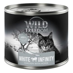 Wild Freedom Adult 6 x 200 g - White Infinity - Horse & Chicken