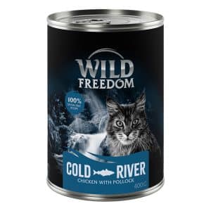 Wild Freedom Adult 6 x 400 g - Cold River - Pollock & Chicken