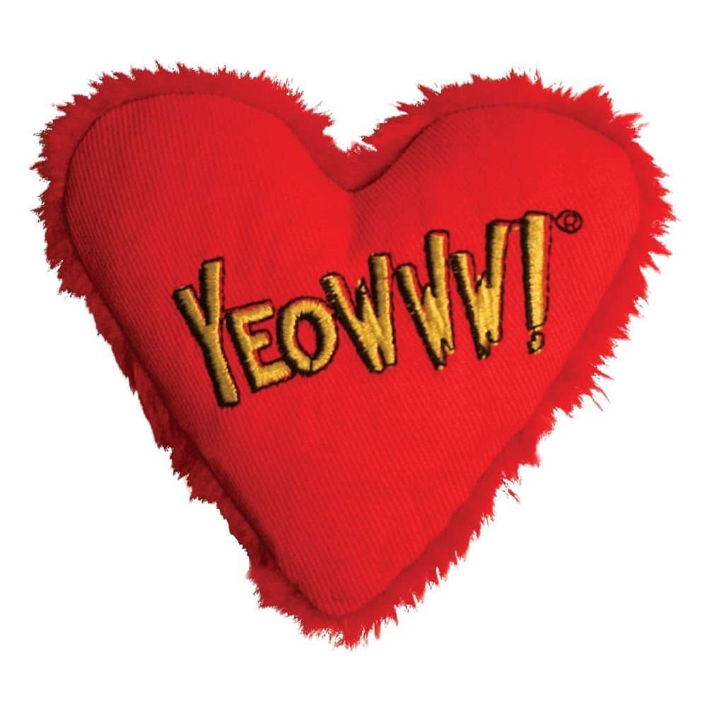 Yeowww! Heart pillow