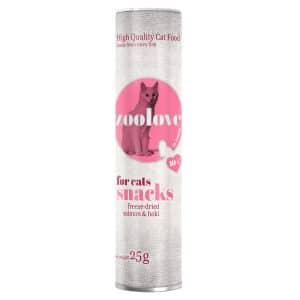 zoolove Lax & hoki frystorkat kattgodis - 25 g