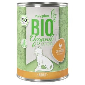 zooplus Bio Kyckling med morötter - 6 x 400 g burk
