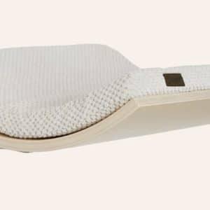 Cosy and Dozy CHILL Maple Soft White m silver