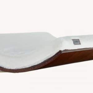 Cosy and Dozy CHILL Walnut Fluffy Ecru m guld