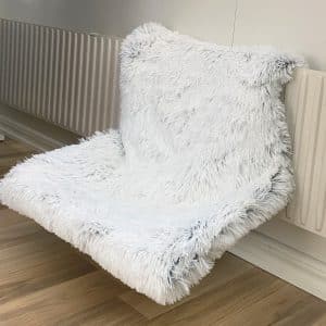 Elementsäng fluffig grå