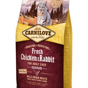 Fresh Chicken & Rabbit Adult Gourmand Torrfoder för Katt - 2 kg
