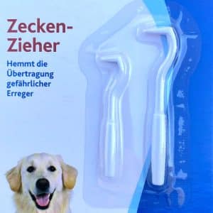 Fästingplockare kofot 2-pack vit