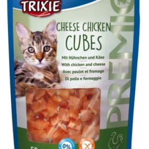 Kattgodis premio cheese chicken cubes