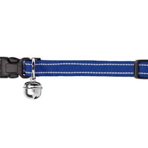 Katthalsband Reflex elastiskt Blått