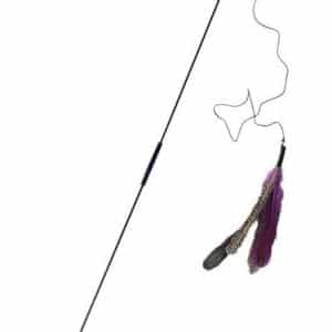 Kattleksak vippa med fjäder 92 cm