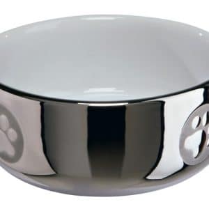 Keramikskål i silver