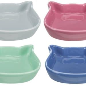 Keramikskål kattsiluett (Grå)