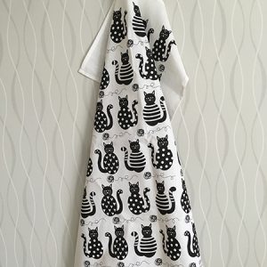 Kökshandduk med kattmotiv AnnEko