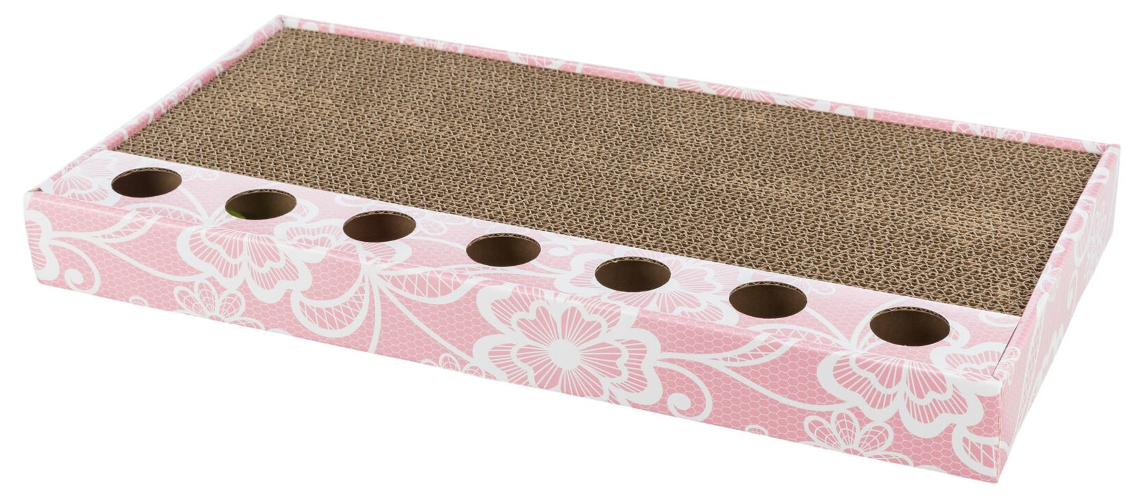 Klösbräda cardboard rosa med bollar