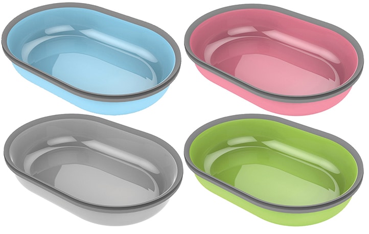 Microchip Pet Feeder skålar (Turkos)